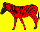 Desenho Zebra pintado por emanuel