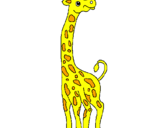 Desenho Girafa pintado por LIVIA