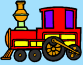 Desenho Comboio pintado por joshua