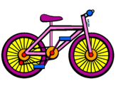 Desenho Bicicleta pintado por beatriz amaral