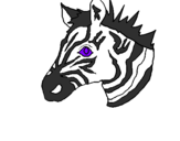 Desenho Zebra II pintado por kenia