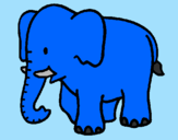 Desenho Elefante bebé pintado por nadim45
