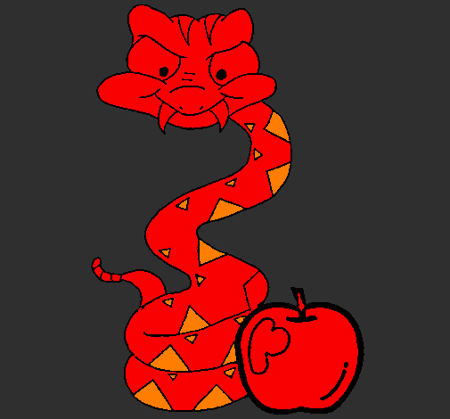 Serpente e maçã