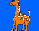 Desenho Girafa pintado por GIRAFA