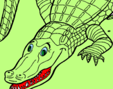 Desenho Crocodilo  pintado por OSVALDOO