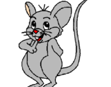 Desenho Rato pintado por Rato