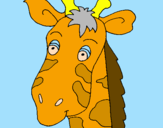 Desenho Cara de girafa pintado por BIEL