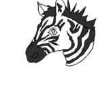Desenho Zebra II pintado por João Felipe