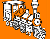 Desenho Comboio pintado por dd