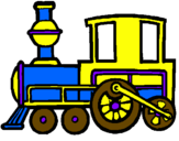 Desenho Comboio pintado por iu