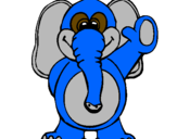 Desenho Elefante 2 pintado por splat
