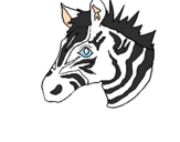 Desenho Zebra II pintado por junior