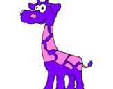 Desenho Girafa pintado por luis henrique