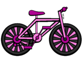 Desenho Bicicleta pintado por victoria tirei todo mundo