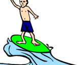 Desenho Surfe pintado por giovan***