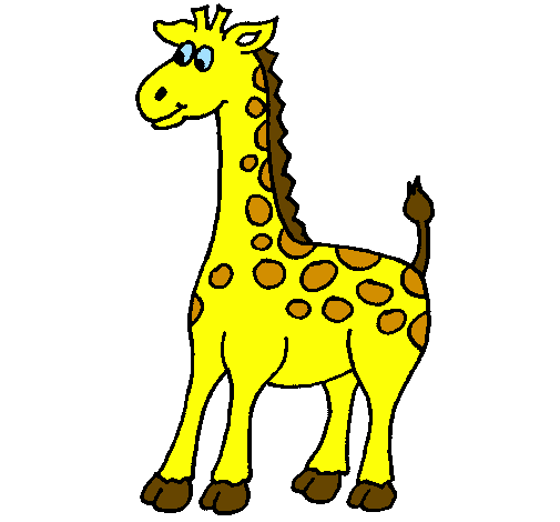 Desenho Girafa pintado por Gigi