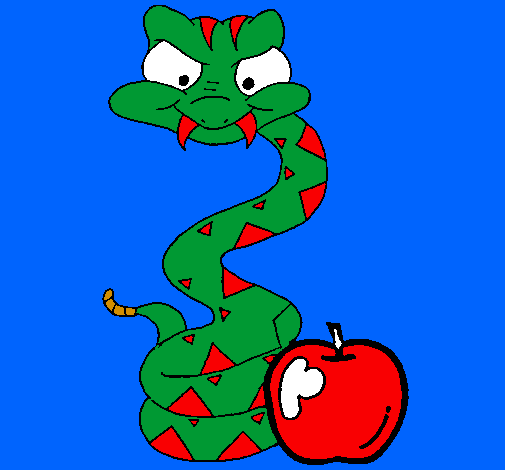 Serpente e maçã