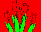 Desenho Tulipa pintado por jakson