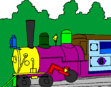 Desenho Locomotiva  pintado por FiLiPE