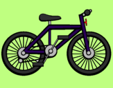 Desenho Bicicleta pintado por minha   bike