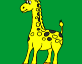 Desenho Girafa pintado por sidney
