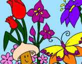 Desenho Fauna e Flora pintado por elisandra