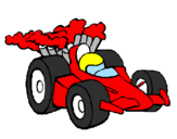 Desenho Carro de Fórmula 1 pintado por MICHELE