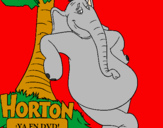 Desenho Horton pintado por bruna