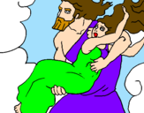 Desenho O rapto de Perséfone pintado por claudio22
