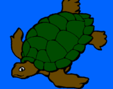 Desenho Tartaruga pintado por carol