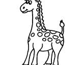 Desenho Girafa pintado por ALISON