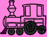 Desenho Comboio pintado por GiovANNA