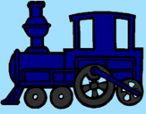 Desenho Comboio pintado por xana