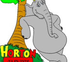 Desenho Horton pintado por barbara souza
