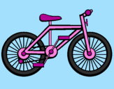 Desenho Bicicleta pintado por maria fernanda portel