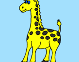 Desenho Girafa pintado por renan