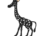 Desenho Girafa pintado por lybni