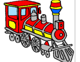 Desenho Comboio pintado por rafael guimares