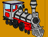 Desenho Comboio pintado por giovane