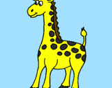 Desenho Girafa pintado por RENAN