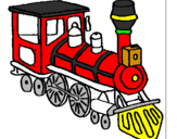 Desenho Comboio pintado por frederico
