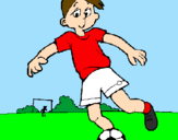 Desenho Jogar futebol pintado por ANDREi