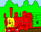 Desenho Locomotiva  pintado por murilo