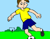 Desenho Jogar futebol pintado por ANDREi