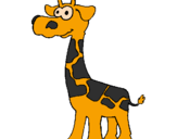 Desenho Girafa pintado por Méssia