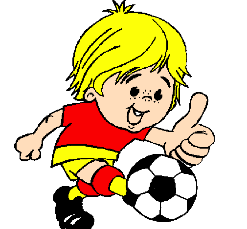 Desenho de Rapaz a jogar futebol pintado e colorido por Usuário não  registrado o dia 10 de Agosto do 2010