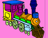 Desenho Comboio pintado por gabriela