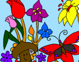 Desenho Fauna e Flora pintado por Ellen