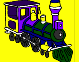 Desenho Comboio pintado por alexandrebarros