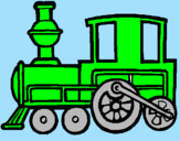 Desenho Comboio pintado por gmd
